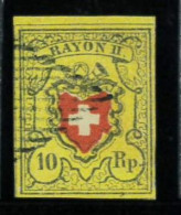P 2706 B - SWITZERLAND NR. 16 II VERY FINE USED LUXUS QUALITY - 1843-1852 Poste Federali E Cantonali
