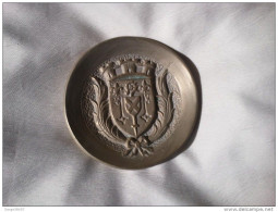 Armoiries St André Les Vergers - Coupelle En Bronze - Vide Poches - 12,7cm - 550gr # 3-16/29 - Bronces