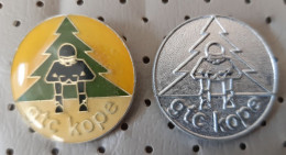 GTC KOPE Ski Lift Ski Resort  Skiing Skier Coat Of Arms, Blason Slovenia Pins - Sport Invernali