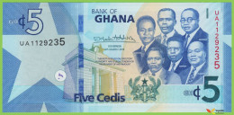 Voyo GHANA 5 Cedis 2019 P46a B156a UA UNC - Ghana