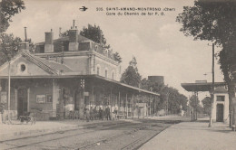 18 - SAINT AMAND MONTROND - Gare Du Chemin De Fer - Saint-Amand-Montrond