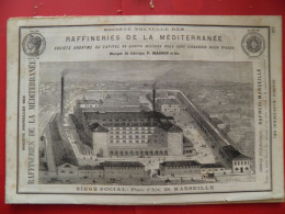 PUB 1884 - Raffinerie Méditerranée P Massot Place D'Aix 13 Marseille, Statues Religieuses 55 Vaucouleurs - Publicités