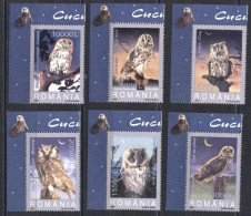 Romania 2003-Owls Set (6v) - Neufs