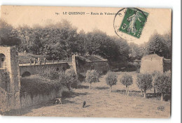 CPA 59 Le Quesnoy Route De Valenciennes - Le Quesnoy