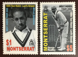 Montserrat 2000 Cricket Tour MNH - Montserrat