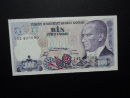 RÉPUBLIQUE DE TURQUIE : 1000 LIRA    L.1970    P 196     Presque SPL - Turquia