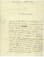 Campagne De France 1814 Coulommiers Lettre De Soldat Bataille Montmirail Plancy Mery Parard - Personaggi Storici