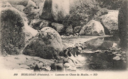 FRANCE - Huelgoat (Finistère) - Laveuses Au Chaos Du Moulin - N D - Vue Sur Une Rivière - Carte Postale Ancienne - Huelgoat