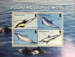 Montserrat 2008 Dolphins Sheetlet MNH - Dolphins