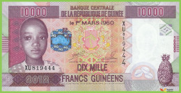 Voyo GUINEA 10000 Francs 2012 P46 B336a XU UNC - Guinee