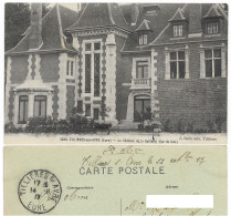 27 -TILLIÈRES Sur AVRE (EURE), Le Château De La Guillerie (Vue De Face), En 1917_TTB-CPA - Tillières-sur-Avre