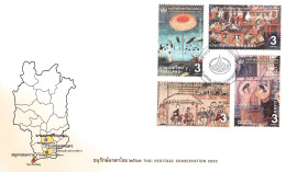 THAILAND - FDC 2020 THAI HERITAGE CONSERVATION /6146 - Thailand