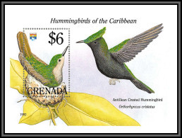 80851 GRENADA Mi N°306 Colibri Huppé Orthorhyncus Cristatus Hummingbirds Of The Caribbean ** MNH Oiseaux Birds 1992 - Colibrì