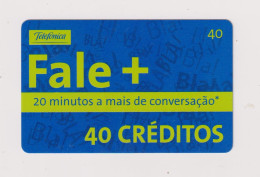 BRASIL -  Fale+ Inductive  Phonecard - Brazilië