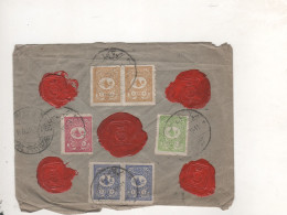 Lettre Turquie 1880 Recommande Pour La Tremblade Cachets Cire Aux Dos - Covers & Documents