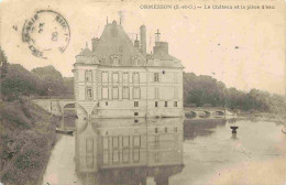 94 - Ormesson - Le Château Et La Pièce D'eau - CPA - Voir Scans Recto-Verso - Ormesson Sur Marne