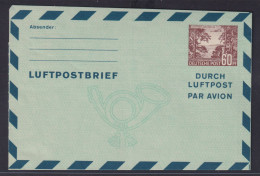 Berlin Brief Ganzsache Luftpostfaltbrief Aerogramm 60 Pfg. Bauten Kat.-Wert 60,- - Postales - Usados