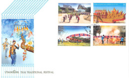 THAILAND - FDC 2018 THAI TRADITIONAL FESTIVAL /6146 - Tailandia