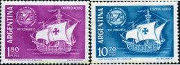 726589 MNH ARGENTINA 1960 8 CONGRESO DE LA UNION POSTAL DE AMERICA Y ESPAÑA - Ungebraucht