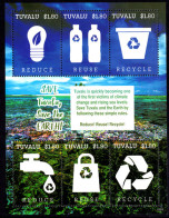 Tuvalu 2017 Recycling Sheetlet Unmounted Mint. - Tuvalu