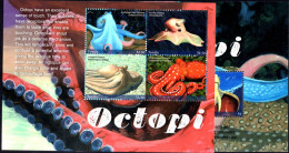 Tuvalu 2017 Octopuses Sheetlet And Souvenir Sheet Unmounted Mint. - Tuvalu
