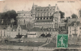 FRANCE - Amboise - Vue Générale Sur Le Château - Vue De L'extérieur - Carte Postale Ancienne - Amboise