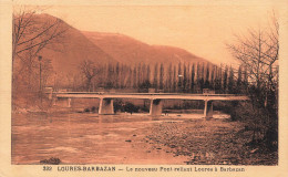 FRANCE - Loures Barbazan - Vue Sur Le Nouveau Pont Reliant Loures à Barbazan - Carte Postale Ancienne - Barbazan