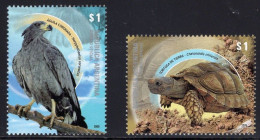 Argentina Serie 2v 2009 Endangered Wildlife Eagle Aigle Turtle Tortuga Bird Fauna MNH - Ungebraucht