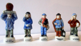 Fèves Brillantes X 5 - Les Petits Métiers Rois 1994 - - Characters