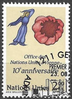 O.N.U. GENEVE - 1989 - 10° SEDE VIENNA - FR. 2,00 - USATO (YVERT 179 - MICHEL 179) - Used Stamps