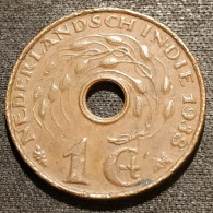 INDONESIE - INDONESIA - 1 CENT 1938 - Wilhelmina - KM 317 - ( NEDERLANDSCH INDIE ) - Indonesien