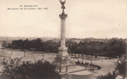 FRANCE - Bordeaux - Vue Générale Sur Le Monument Des Girondins - BR - 2127 - Carte Postale Ancienne - Bordeaux