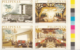 2012 Philippines Manila Hotel Complete Block Of 4 MNH - Philippines