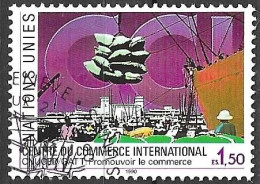 O.N.U. GENEVE - 1990 - CENTRO COMMERCIALE - USATO (YVERT 186 - MICHEL 182) - Used Stamps