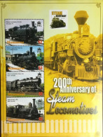 Montserrat 2004 Steam Locomotives Sheetlet MNH - Montserrat