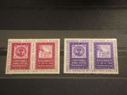 ROMANIA - 1958 MARCHE POSTALI/CERVO 2 VALORI - NUOVI(++) - Unused Stamps