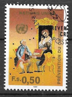 O.N.U. GENEVE - 1990 - PREVENZIONE DEL CRIMINE - F.0,50 - USATO (YVERT 194 - MICHEL 190) - Used Stamps