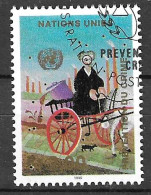O.N.U. GENEVE - 1990 - PREVENZIONE DEL CRIMINE - F. 2,00 - USATO (YVERT 195 - MICHEL 191) - Usados