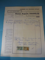 Ancienne Facture - Auguste Hanneuse - Fonderie " La Gauloise "  / Jemappes - 1956 - 1950 - ...