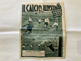IL CALCIO ILLUSTRATO LA NAZIONALE- ITALIA-AUSTRIA-FIRENZE LIONE  N.14 1950. - Deportes