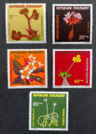 MADAGASCAR 1975 - NEUF**/MNH - Série Complète Mi 748 / 752 - YT 562 / 565 + PA 155 - FLORE FLEURS - Madagascar (1960-...)