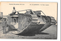 CPA 59 Le Quesnoy Un Tank Anglais - Le Quesnoy