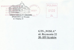 Poland Envelope (A254): Wrzesnia Sport Interschool Sports Center - Stamped Stationery