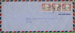 ZA1472 - JAMAICA - POSTAL HISTORY - Oversize AIRMAIL COVER To England  1952 - Jamaica (1962-...)