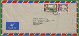 ZA1473 - JAMAICA - POSTAL HISTORY - Oversize AIRMAIL COVER To England  1940's - Jamaica (1962-...)