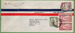 ZA1474 - JAMAICA - POSTAL HISTORY - Oversize AIRMAIL COVER To England  1942 - Jamaica (1962-...)