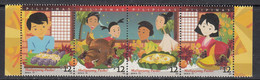 2018 Philippines Gastronomy Cuisine Food Complete Strip Of 4 MNH - Filipinas