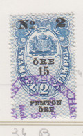 Zweden Fiskale Zegel Cat. Barefoot : Fondstaempel(Bill Of Exchange) 34bB Dikke Druk - Revenue Stamps