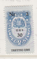 Zweden Fiskale Zegel Cat. Barefoot : Fondstaempel(Bill Of Exchange) 37aB Dunne Druk - Revenue Stamps