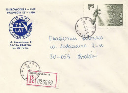 Poland Envelope (A264): Sport Krakow MDKS Clepardia 75 Y. - Stamped Stationery